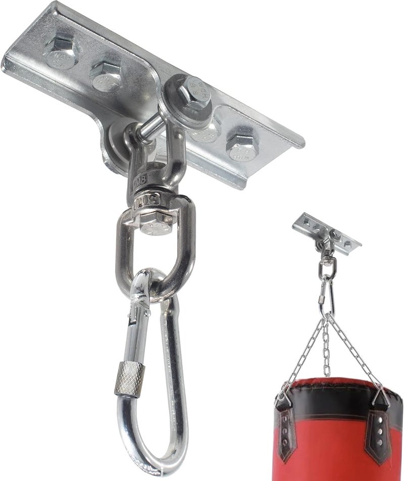 Firofend Upgraded 360° Swivel Heavy Bag Mount for Punching Bag Hanger. Bag Hanger for Yoga, Gym, Swing Chairs, and Hammocks Heavy Bags Mount. Punching Bag Hanger. - Image 1